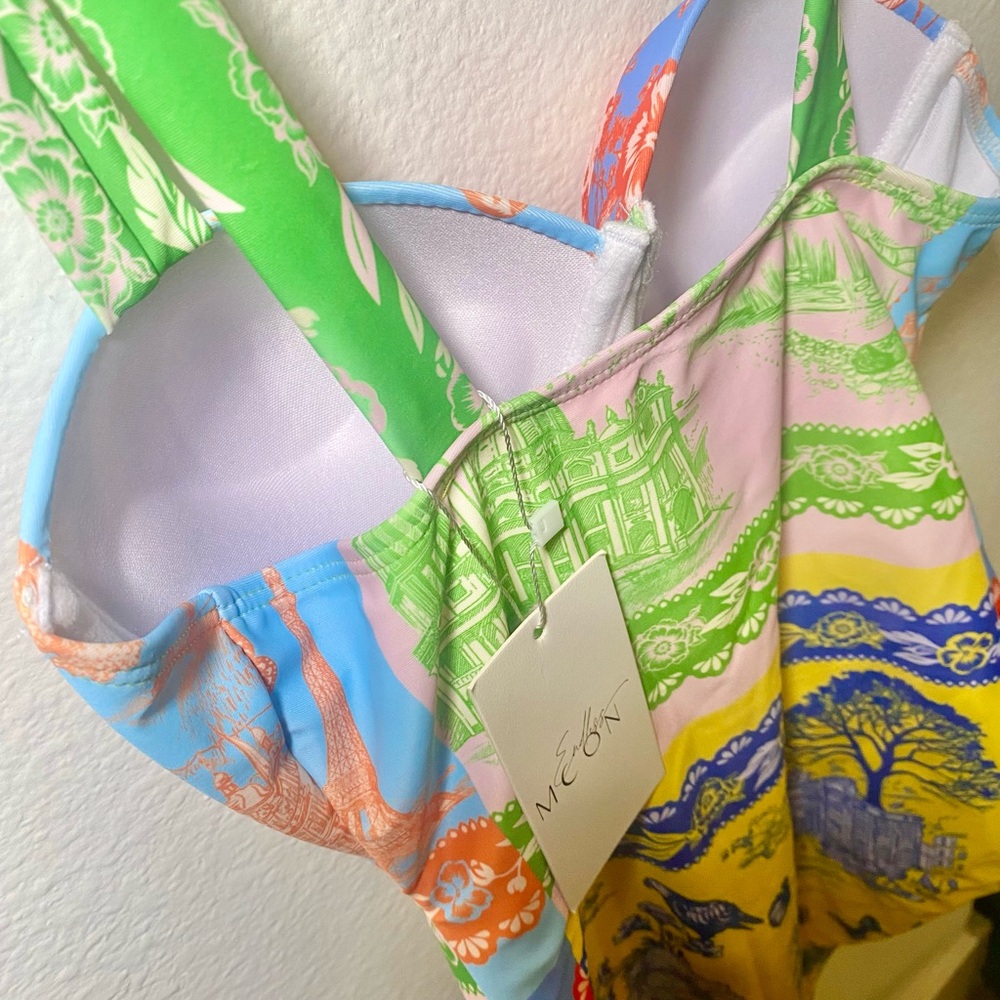 Colorful Patterned Swimsuit - Picture 4 of 8